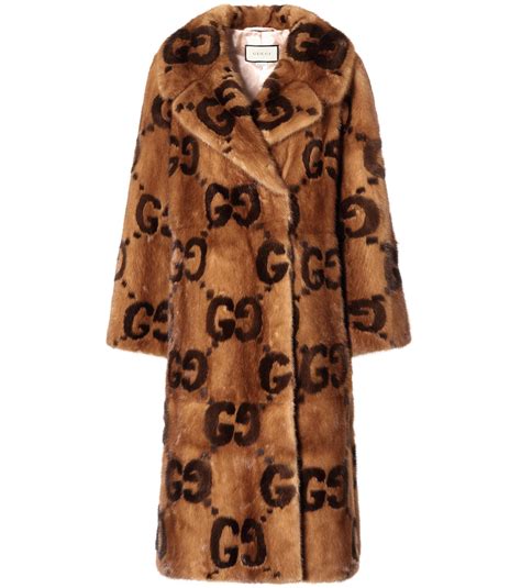 gucci mink coat|gucci jacket price.